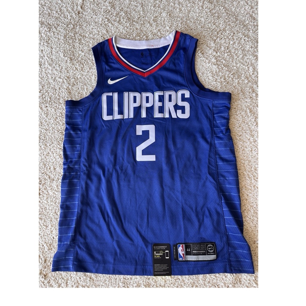Nike Clippers Jersey Mens M Blue Good Kawhi Leonard 2 Swingman NBA